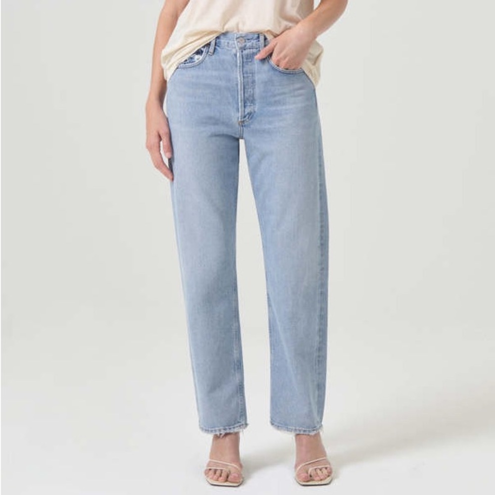Agolde 90’s Mid Rise Loose Fit Jeans in Snapshot